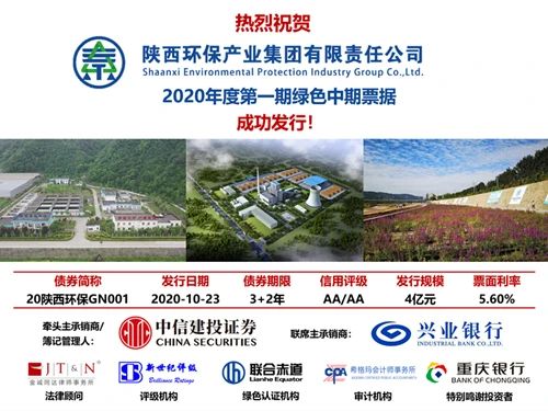 pp电子集团2020年度第一期绿色中期票据乐成簿记刊行