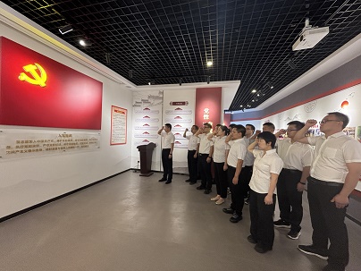 商南公司联合党支部开展“赓续红色血脉，，，，，，砥砺奋进征程——庆祝中国共产党建设104周年”主题党日运动
